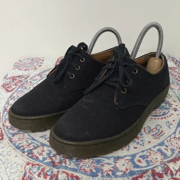 닥터마틴 지젤 블랙 3홀 구두 더비슈즈 UK3 E00266