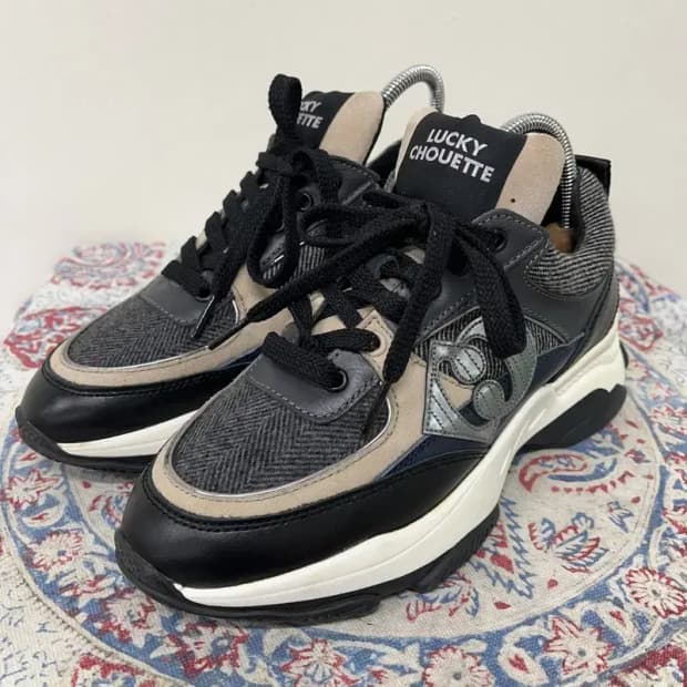 럭키슈에뜨 캐주얼 스니커즈 운동화 235 E00302