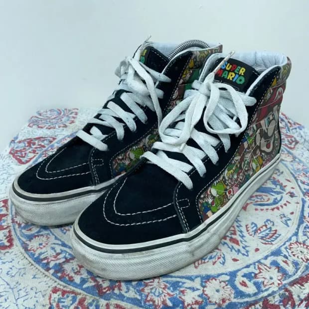 반스 슈퍼마리오 스니커즈 운동화 240 E00369