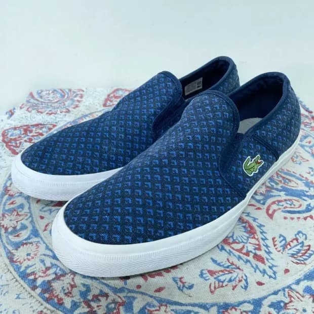 라코스테 가존 슬립온 신발 UK8 E00380