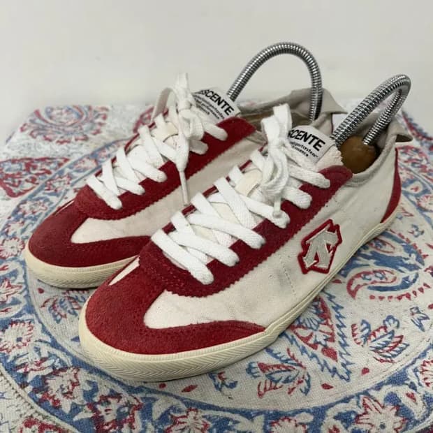 데상트 캐주얼 스니커즈 운동화 230 E00399