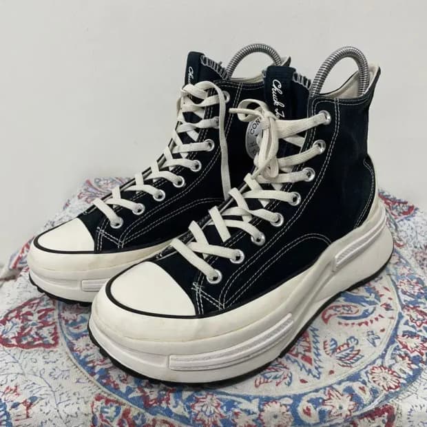 런스타 레거시 CX 퓨처 컴포트 블랙 하이 스니커즈 265 E00416