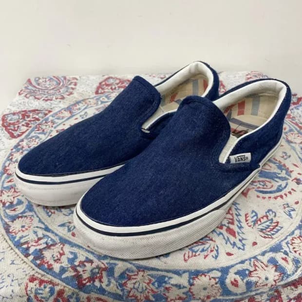 반스 빈티지 데님 슬립온 신발 225 E00442