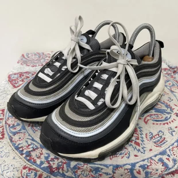 나이키 에어맥스 97 블랙실버 운동화 런닝화 235 E00481