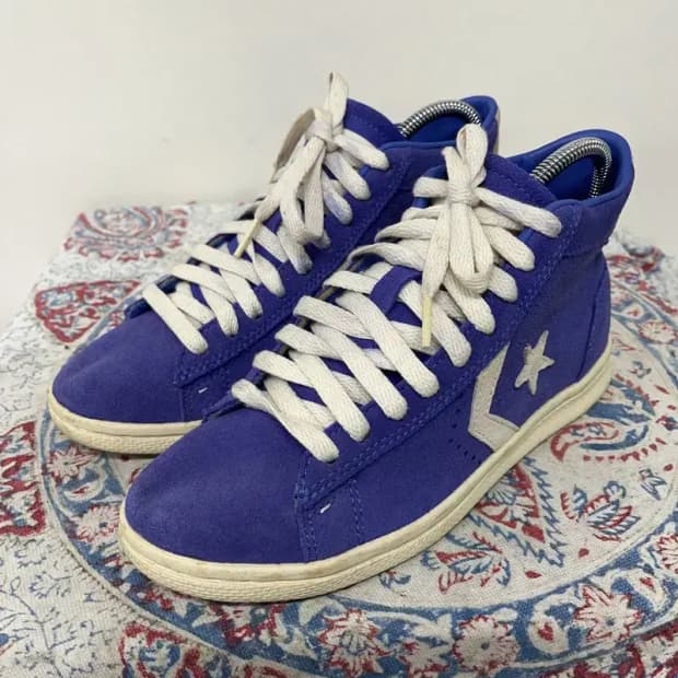 컨버스 프로 스웨이드 76 미드 스니커즈 230 E00482