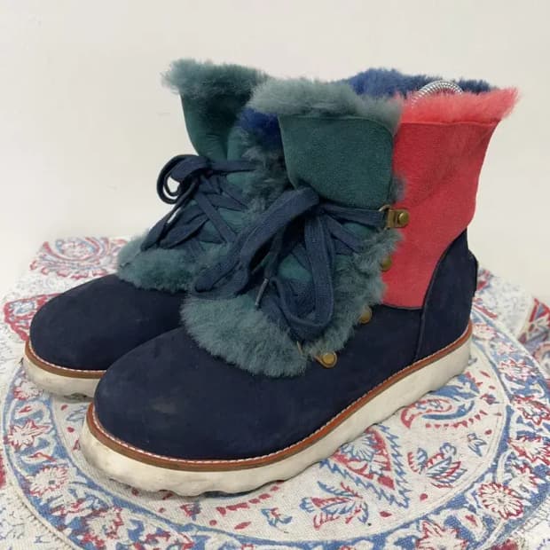 빈티지 어그 부츠 방한화 겨울신발 240 E00505