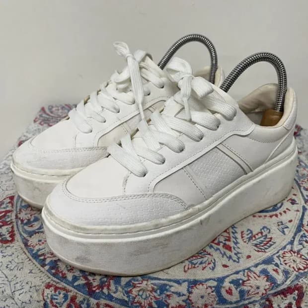 자라 ZARA 플랫폼 스니커즈 굽 단화 235 E00491