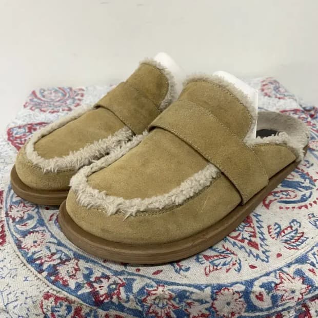 자라 ZARA 털 슬리퍼 겨울신발 38 E00515