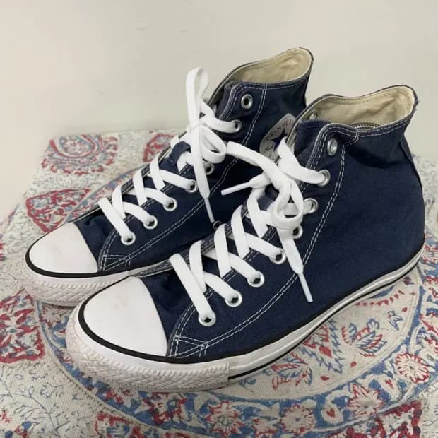 컨버스 척테일러 올스타 클래식 네이비 하이 스니커즈 260 E00639