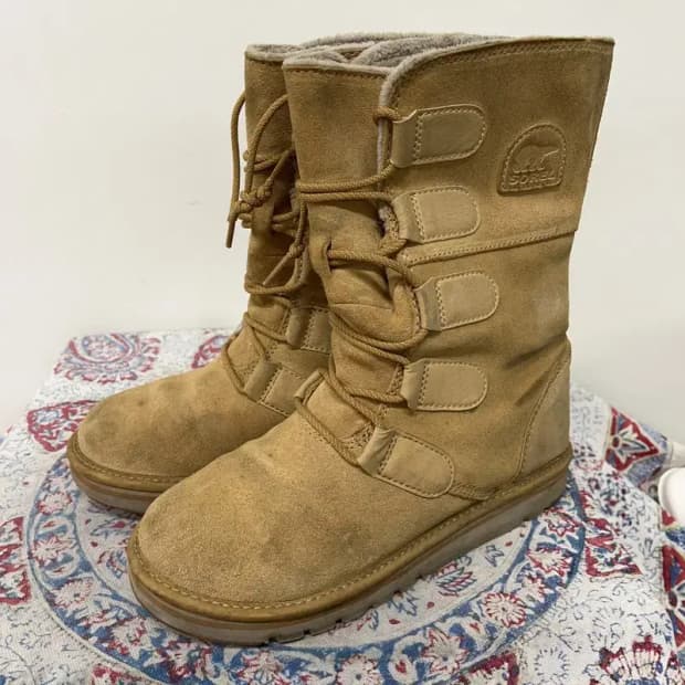 SOREL 소렐 레이스업부츠 어그부츠 털신발 250 E00827