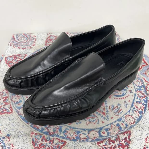 자라 ZARA 블랙 로퍼 남자 정장구두 290 E01034