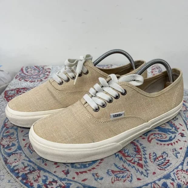 반스 어센틱 스니커즈 서머 린넨 신발 260 E01066