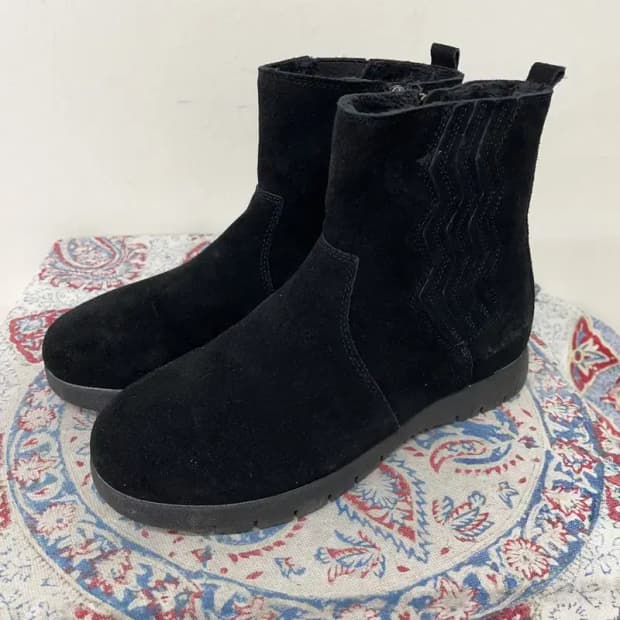 베어파우 기모 앵클부츠 털부츠 방한화 255 E01103