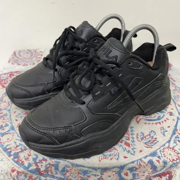 필라 우드블락 STR 스니커즈 운동화 230 E01099