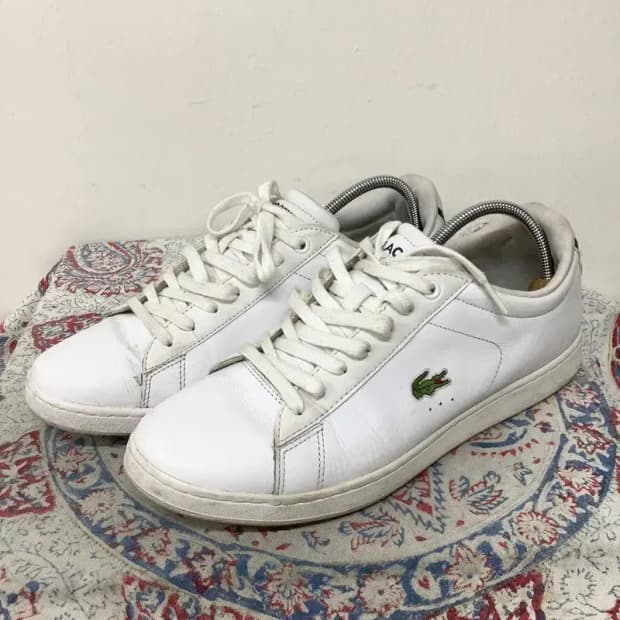 라코스테 카나비 에보 스니커즈 운동화 UK9 E01142