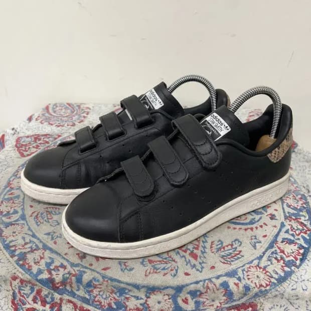 아디다스 스탠스미스 레오파드 스니커즈 운동화 225 E01220