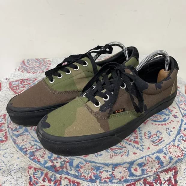 폴로 랄프로렌 밀리터리 카모 스니커즈 운동화 UK6.5 E01231
