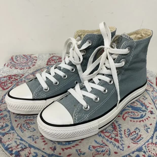 컨버스 척테일러 올스타 하이 스니커즈 블루 230 E01268