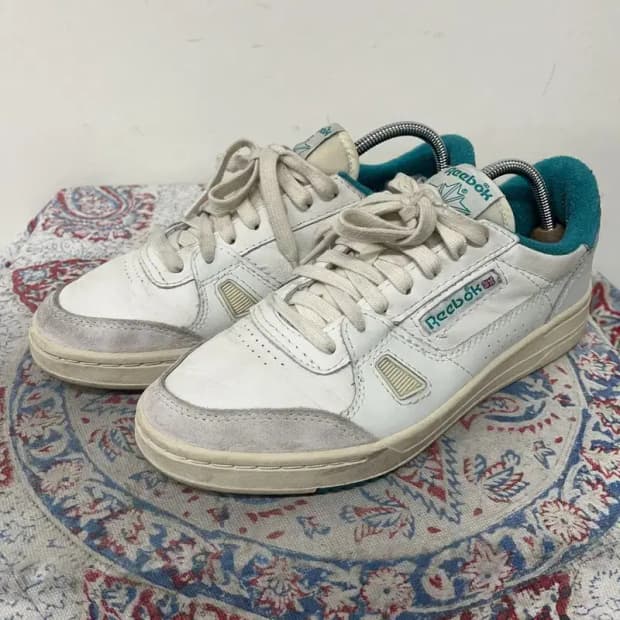 리복 LT 코트 블루 스니커즈 신발 260 E01461