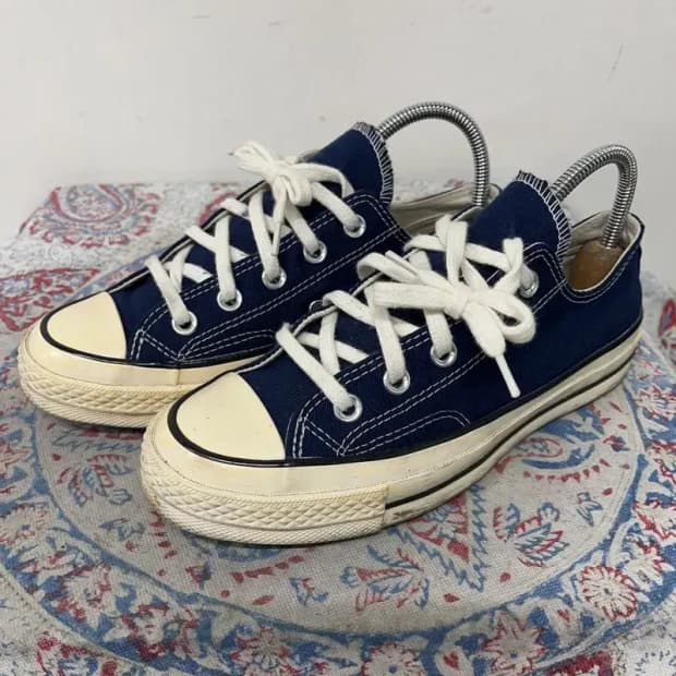 컨버스 척70 빈티지 미드나잇 네이비 스니커즈 230 E01462