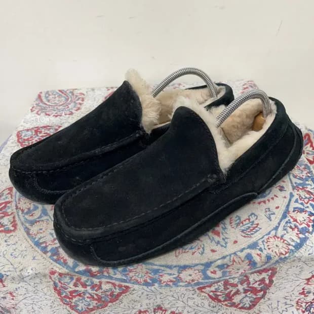 어그 아스콧 어그신발 스웨이드 로퍼 260 E01485