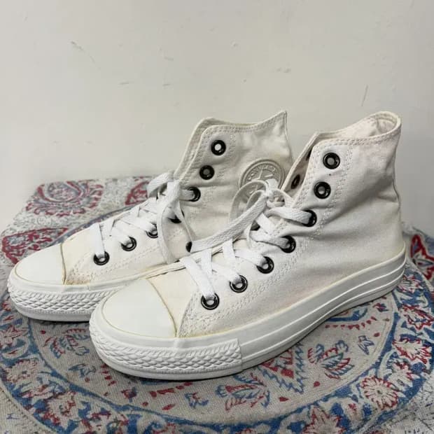 컨버스 올스타 하이탑 화이트 스니커즈 230 E01541