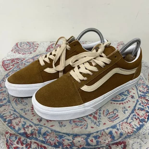 반스 올드스쿨 브라운 스니커즈 운동화 225 E01621