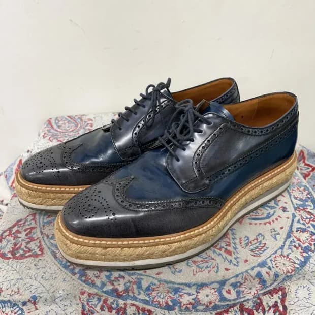 프라다 18SS 2EG015 남성구두 윙팁 8 E01640