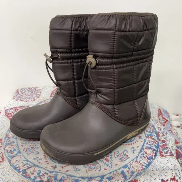 크록스 윈터부츠 패딩부츠 방한화 겨울신발 W7 E01706