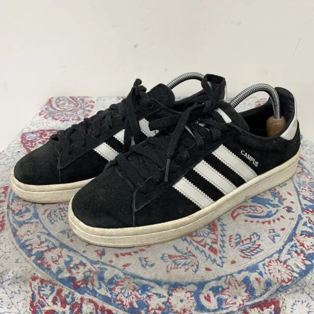 아디다스 캠퍼스 블랙 스니커즈 신발 245 E01732