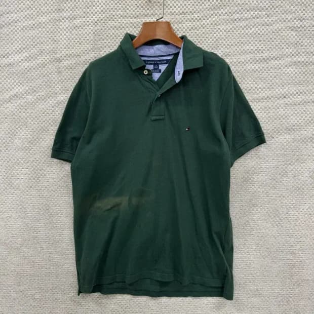 타미힐피거 캐주얼 남자 반팔카라티 95 D06395