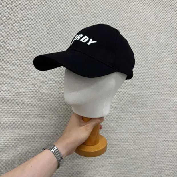널디 캐쥬얼 블랙 야구모자 볼캡 D06600