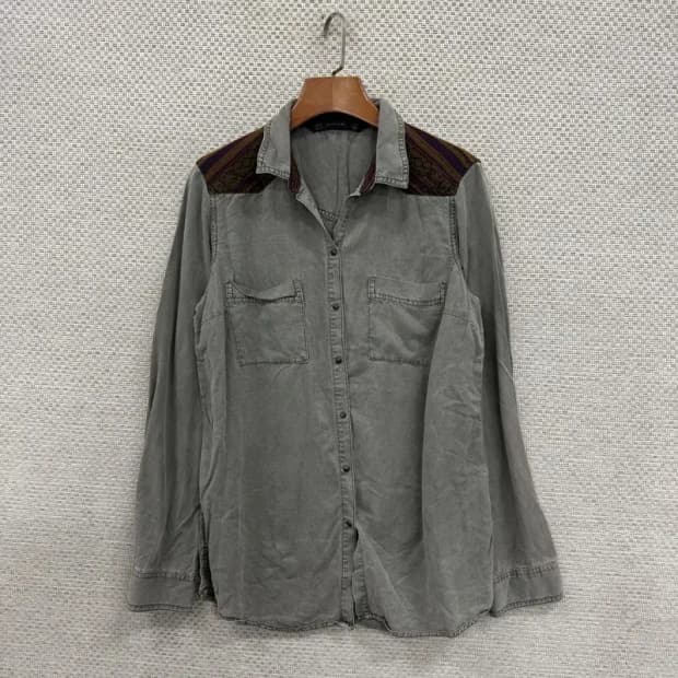 자라 ZARA TRAFALUC 캐주얼 남성 긴팔 셔츠 95 D06753