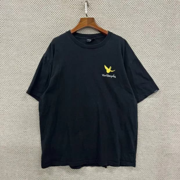 마크곤잘레스 블랙 프린트 캐주얼 반팔티 105 D06920