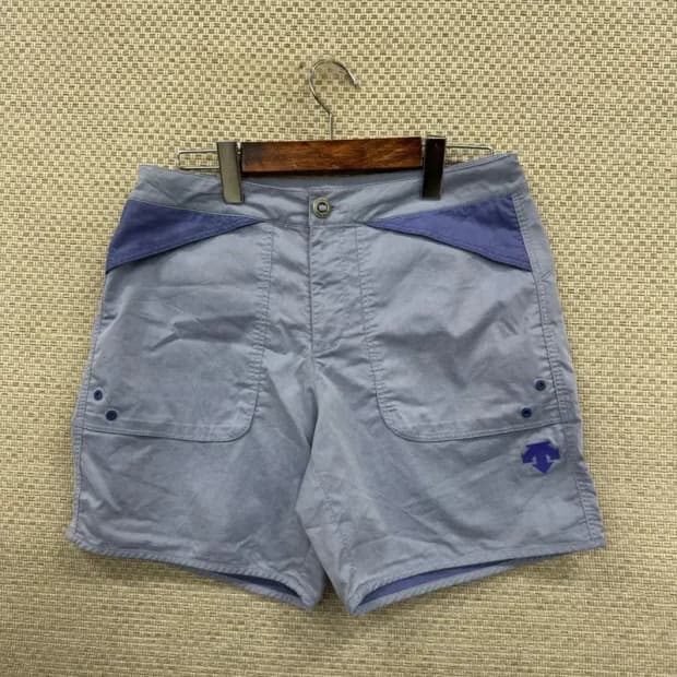 데상트 프린팅로고 캐주얼 숏팬츠 반바지 85 D06963