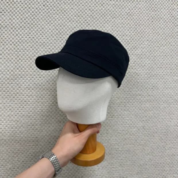 라코스테 블랙 볼캡 모자 D07144