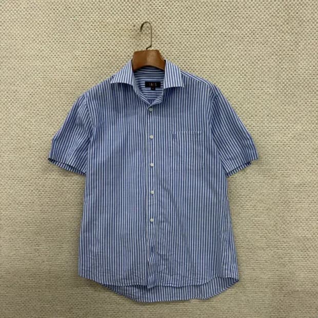닥스 자수로고 캐주얼 스트라이프 반팔 셔츠 95 D07314