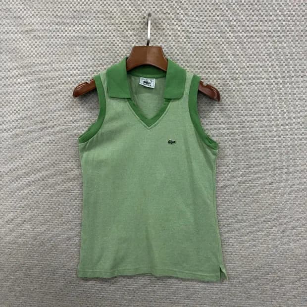 라코스테 자수로고 서광 카라 나시티 민소매티 95 D07375