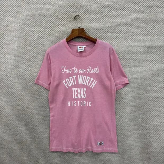 디키즈 핑크 여자 반팔티 95 D07659