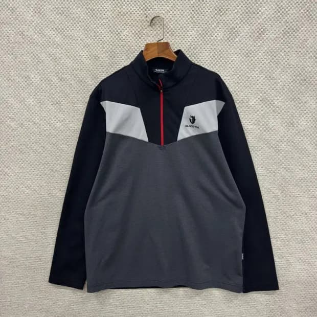 블랙야크 등산 아웃도어 반집업 기능성 긴팔티 105 D07671