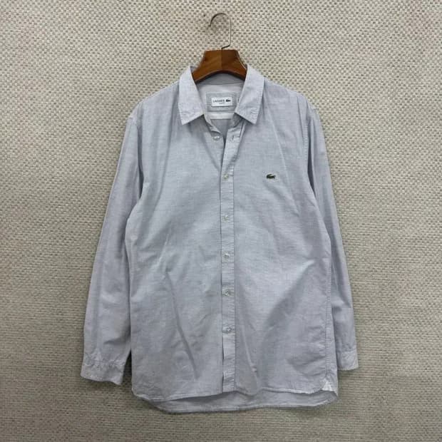 라코스테 자수로고 슬림핏 캐주얼 긴팔 셔츠 95 D07758