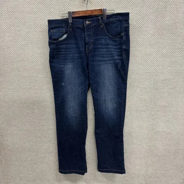 게스 로고 캐주얼 스판 데님 청바지 35인치 D07955