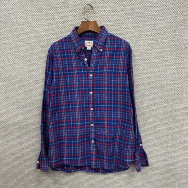브룩스브라더스 캐주얼 체크셔츠 95 D08471