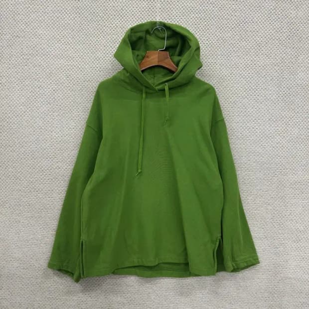 유니클로 U 르메르 오버핏 트임 후드티 100 D08522