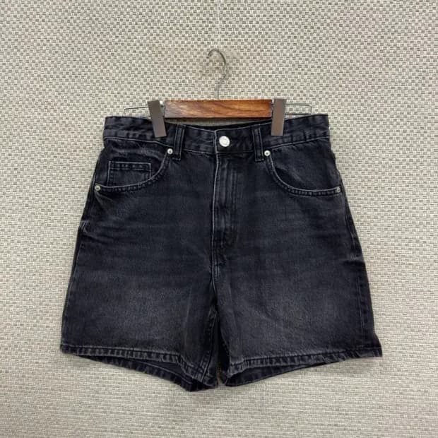 자라 ZARA 숏팬츠 흑청 반바지 28인치 D08560