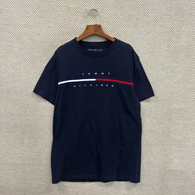 타미힐피거 자수로고 캐주얼 반팔티 105 D08639