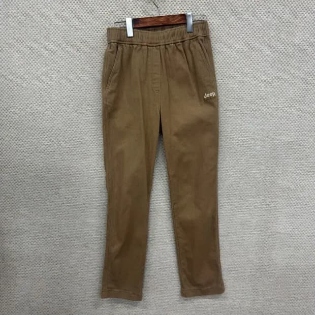 지프 JEEP 자수로고 캐주얼 밴딩 츄리닝바지 70 D09116