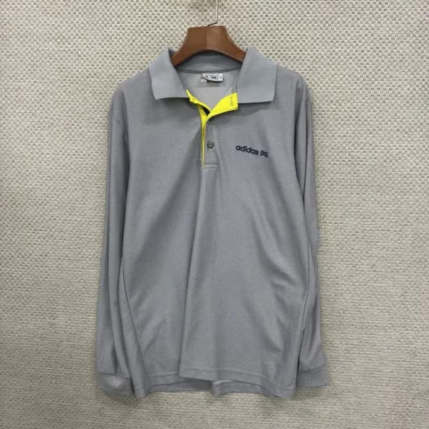 아디다스 골프 자수로고 긴팔카라티 95 D09339