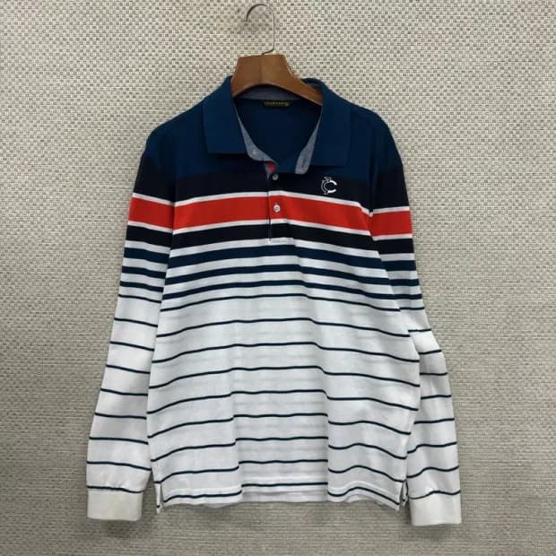 루이까스텔 골프 자수로고 기능성 긴팔카라티 105 D09381