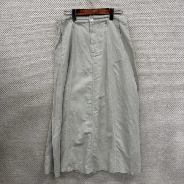 자라 ZARA 캐주얼 린넨 롱 스커트 30인치 D09399